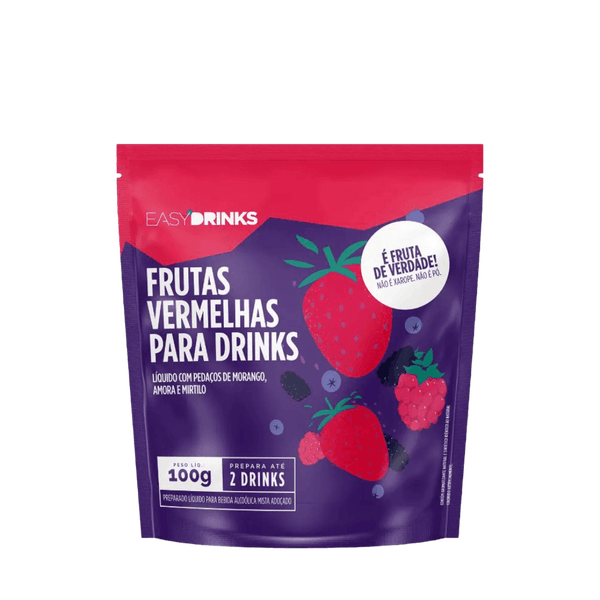 Preparado para Drinks Easy Drinks Frutas Vermelhas 100g